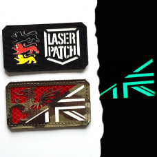 England-Wales Flagge Patch - Britische Nationen