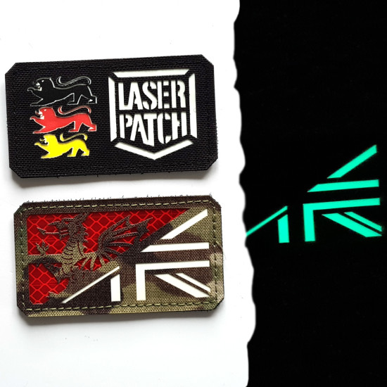 England-Wales Flagge Patch - Britische Nationen