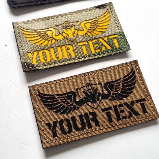 US Army - Navy - Luftwaffe – Lasercut Patch mit Klett