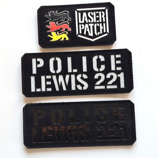 Chestrigs - Plattenträger - Rückenpatch passend für die Tactical Vest Benutzerdefinierter - Lasercut Patch mit Klett