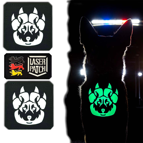 Klett-Patches Hund - Strafverfolgung K9 Kennzeichnung