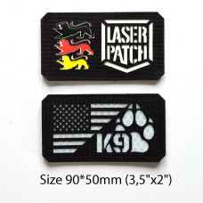 k9 USA Lasercut Patch