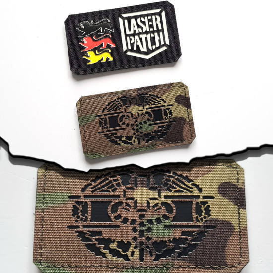 USA Sanitätskorps-Patch - Lasercut Patch mit Klett