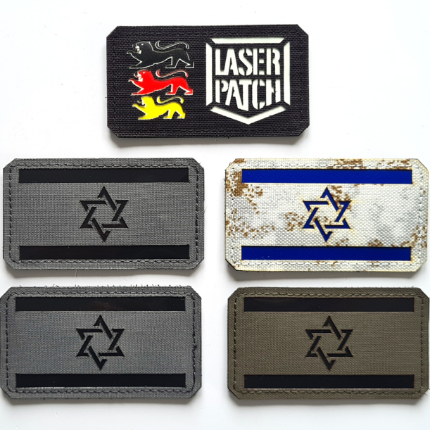 Israel Flaggen-Patch - Davidstern