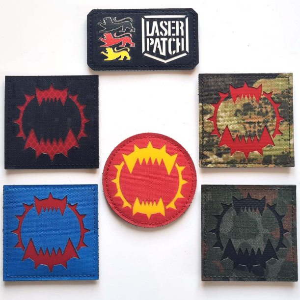 World Eaters - Lasercut Patch mit Klett