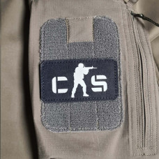 Counter Strike Aufnäher - Schwarz