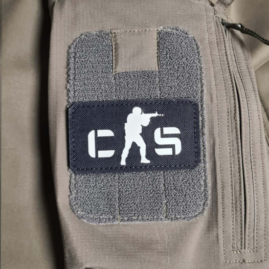 Counter Strike Aufnäher - Schwarz