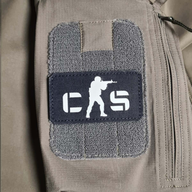 Counter Strike Aufnäher - Schwarz