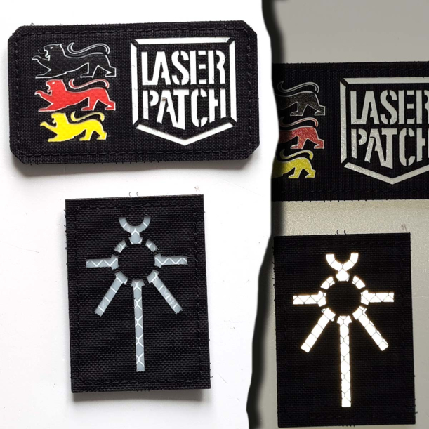 Necrons - Lasercut Patch mit Klett