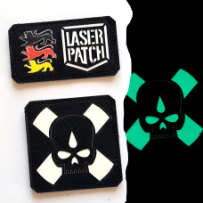 Death Company Blood Angels - Lasercut Patch mit Klett