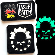 Legio Cybernetica - Lasercut Patch mit Klett