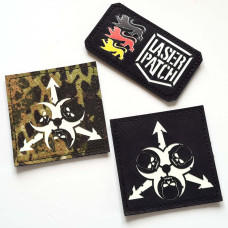 Death Guard - Lasercut Patch mit Klett