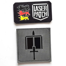 Grey Knights - Lasercut Patch mit Klett