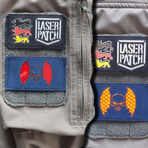 Night Lords - Lasercut Patch mit Klett