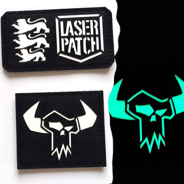Orks - Lasercut Patch mit Klett