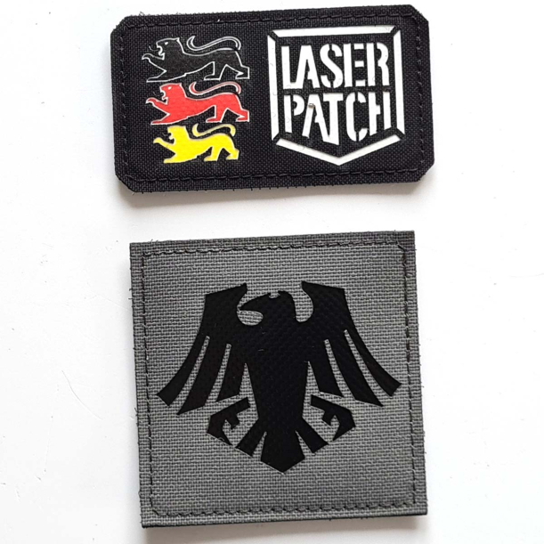 Raven Guard - Lasercut Patch mit Klett