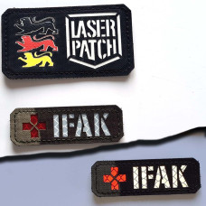 IFAK-Patch - Individuelle Erste Hilfe - Lasercut Patch mit Klett