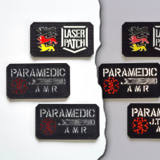 Rettungsdienst - Paramedic - Taktische - Lasercut Patch mit Klett
