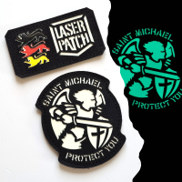 Sankt Michael Militär Taktischer Moral - Lasercut Patch mit Klett