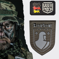 Personalized Templar Knight Tactical Patch with Custom Name