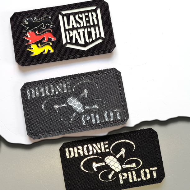Drohnenpilot Taktischer - Mittlere Stufe UAV Operator - Lasercut Patch mit Klett