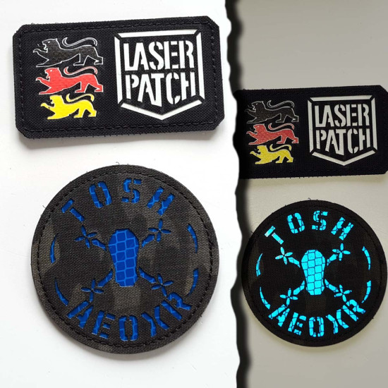 Drohnenpilot Taktischer Patch - Arktische Operationen Spezialist - Lasercut Patch mit Klett