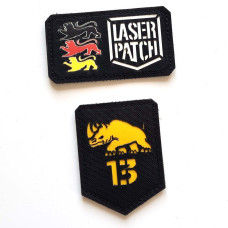 Bundeswehr Leichte Brigade Deutscher Armee Taktischer - Lasercut Patch mit Klett