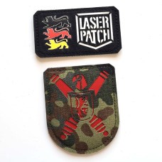 Bundeswehr Artilleriebataillon Deutscher Artillerie Battalion Taktischer - Lasercut Patch mit Klett