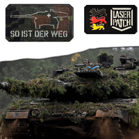 Bundeswehr Panzerlehrbataillon Deutsches Panzer Bataillon Alternatives Design Taktischer - Lasercut Patch mit Klett