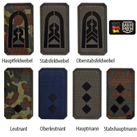 Bundeswehr Rangabzeichen Höherer Unteroffizier Dienstgrad Abzeichen Taktischer - Lasercut Patch mit Klett