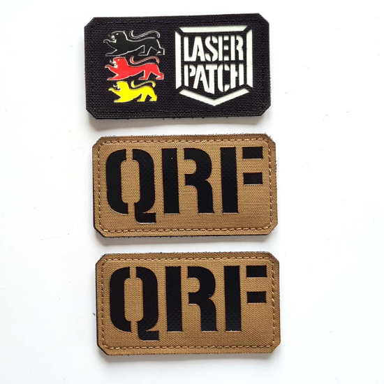 QRF - Schnelle Eingreiftruppe - Lasercut Patch mit Klett