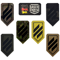 Azov Brigade Alternatives Design Ukraine Militär Taktischer - Lasercut Patch mit Klett