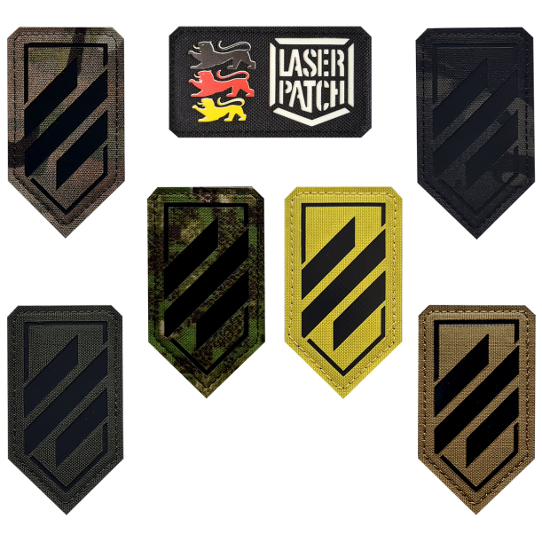 Azov Brigade Alternatives Design Ukraine Militär Taktischer - Lasercut Patch mit Klett