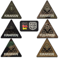 Ukraine Kraken Spezialkräfte Taktischer - Lasercut Patch mit Klett