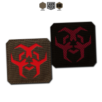 Biohazard - Lasercut Patch mit Klett