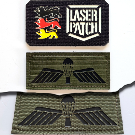 Dutch Paratrooper Wings Military Jump Qualification Tactical Patch
