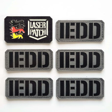 IEDD - Improvised Explosive Device Disposal Definition - Lasercut Patch mit Klett