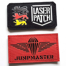 Irische Verteidigungskräfte Fallschirmspringer Flügel Sprungqualifizierter Taktischer - Lasercut Patch mit Klett