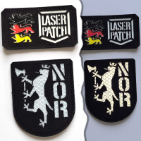 Norwegische Armee Taktischer Patch - Lasercut Patch mit Klett