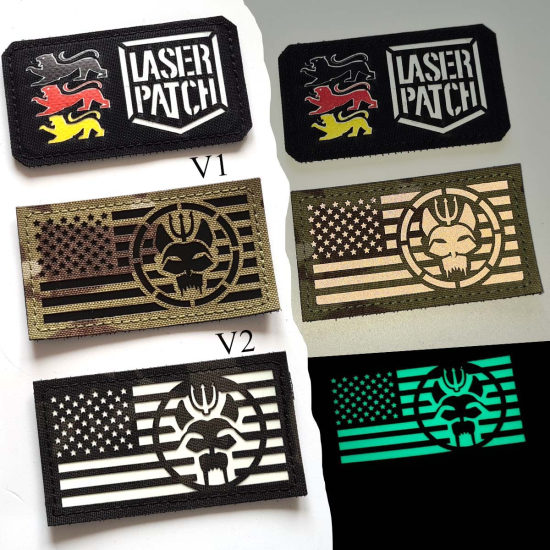US Navy SEALs Team Six DEVGRU Spezialeinsatz Taktischer - Lasercut Patch mit Klett