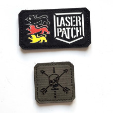 Delta Force US Spezialeinsätze Kampftaktiken Taktischer - Lasercut Patch mit Klett