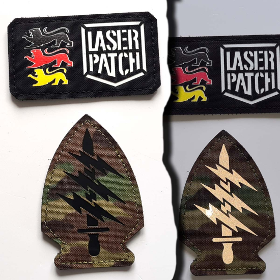 US Spezialeinsatzkommando 1. Spezialkräfte Taktischer - Lasercut Patch mit Klett