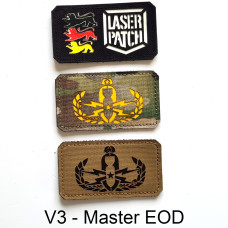 EOD Explosive Ordnance Disposal Basis-Zertifizierung Taktischer - Lasercut Patch mit Klett
