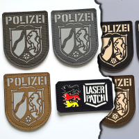 Custom Lasercut Patch – Germany / North Rhine-Westphalia / Police – with Hook Backing
