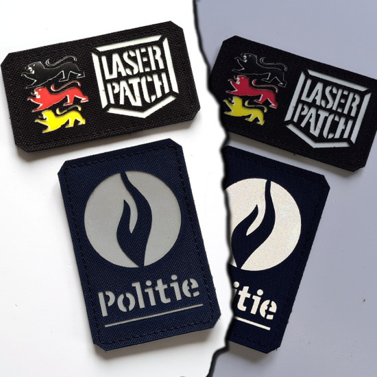 Belgische Polizei Klett-Patch - Politie