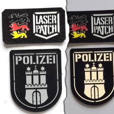 Hamburger Polizei Taktischer Patch - Deutsches Polizei Abzeichen