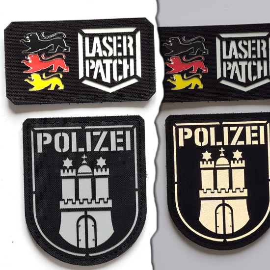 Hamburger Polizei Taktischer Patch - Deutsches Polizei Abzeichen