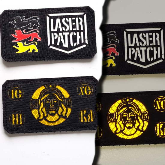 Heiliges Antlitz Jesus Taktischer Moral Patch Design 3