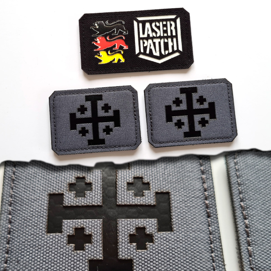 Jerusalem Cross Patch Design 2