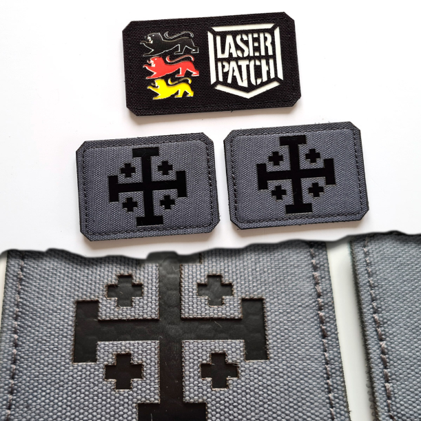 Jerusalem Kreuz Patch Design 2